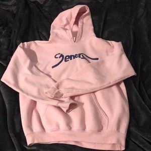 Pink Golden Heavy Blend cotton Hoodie